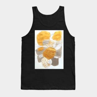 gold and silver abstract Tank Top